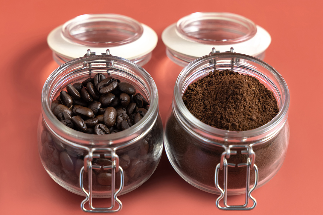 Armazenamento adequado de café