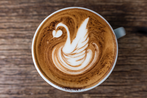 Latte Art - Cisne